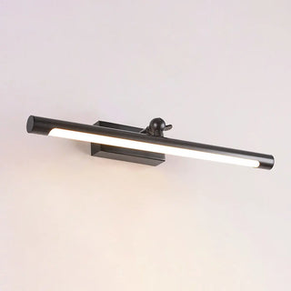 Modern Black Cylinder Metal Mirror  Vanity LED Light Zawala Image - 10