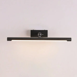 Modern Black Cylinder Metal Mirror  Vanity LED Light Zawala Image - 11
