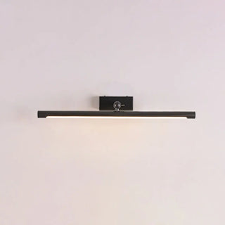 Modern Black Cylinder Metal Mirror  Vanity LED Light Zawala Image - 6