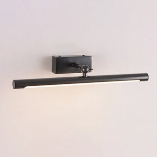 Modern Black Cylinder Metal Mirror  Vanity LED Light Zawala Image - 9