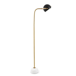 Simple Black Dome Adjustable Metal LED Floor Lamp Zawala Image - 15