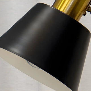 Simple Black Adjustable Bell Shade Metal Table Lamp Zawala Image - 11