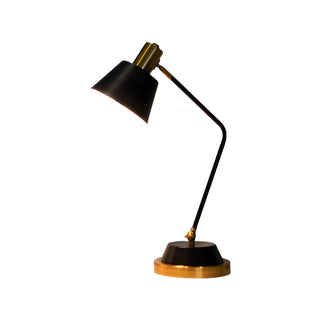 Simple Black Adjustable Bell Shade Metal Table Lamp Zawala Image - 13