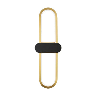 ZOWALA - Simple Gold Oval LED Vanity Wall Light Fixtures Image - 11