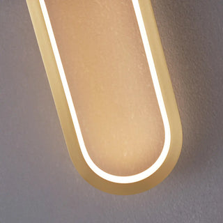 ZOWALA - Simple Gold Oval LED Vanity Wall Light Fixtures Image - 8