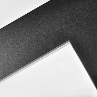 ZOWALA - Simple Black Metal LED Panel Vanity Light Image - 11