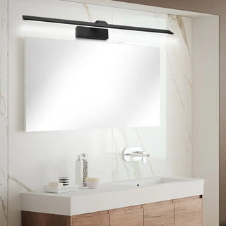 ZOWALA - Simple Black Metal LED Panel Vanity Light Image - 4