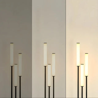 Adjustable Height Black Stand Simple Tube Floor Lamp Zawala Image - 11