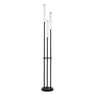 Adjustable Height Black Stand Simple Tube Floor Lamp Zawala Image - 5