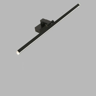 Black Modern Rectangular LED Mirror Vanity Light Zawala Image - 6