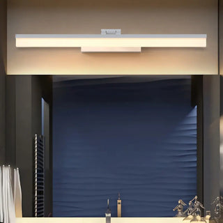 Simple Rectangular Bathroom LED Vanity Mirror Light Zawala Image - 2