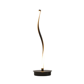 Simple Linear Spiral Candle Cordless LED Table Lamp Zawala Image - 10