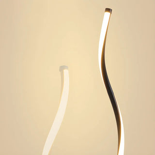Simple Linear Spiral Candle Cordless LED Table Lamp Zawala Image - 7