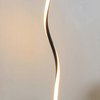 Simple Linear Spiral Candle Cordless LED Table Lamp Zawala Image - 8
