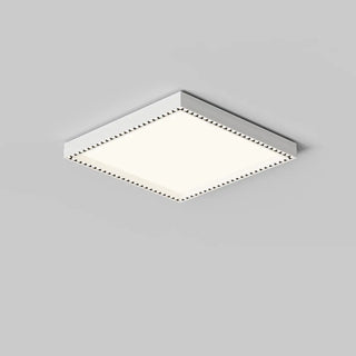 ZOWALA - Bedroom Minimalist Black Square Flush Mount Light Image - 10