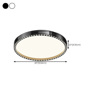 ZOWALA - Bedroom Minimalist Black Square Flush Mount Light Image - 20