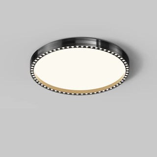 ZOWALA - Bedroom Minimalist Black Square Flush Mount Light Image - 8