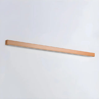 Nordic Simple Wooden Linear Wall Mounted Vanity Light Zawala Image - 12