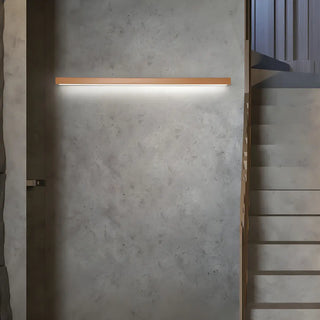 Nordic Simple Wooden Linear Wall Mounted Vanity Light Zawala Image - 16