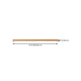 Nordic Simple Wooden Linear Wall Mounted Vanity Light Zawala Image - 22