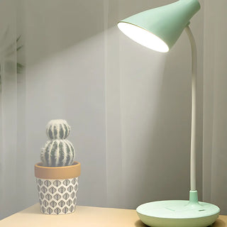 Modern Minimalist Conical Shade Adjustable Table Lamp Zawala Image - 4