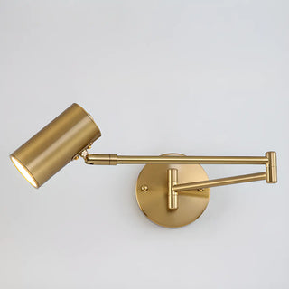 Adjustable Cylinder Metal LED Swing Arm Sconce Light Zawala Image - 3