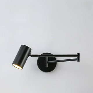 Adjustable Cylinder Metal LED Swing Arm Sconce Light Zawala Image - 5