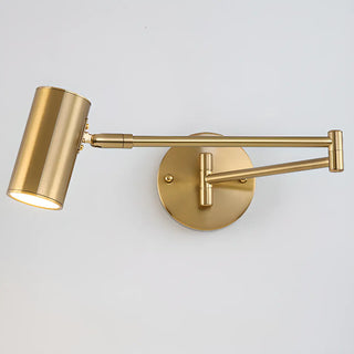 Adjustable Cylinder Metal LED Swing Arm Sconce Light Zawala Image - 9