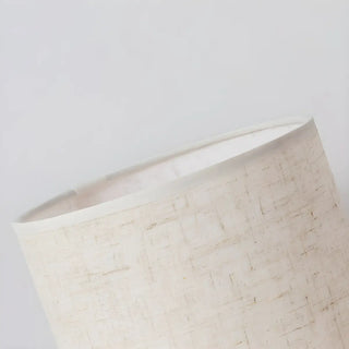 Simple Cylindrical Fabric Shade Wooden Base Table Lamp Zawala Image - 17