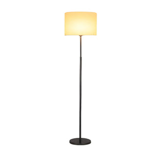 Simple Modern Adjustable Drum Black Floor Lamp Zawala Image - 11