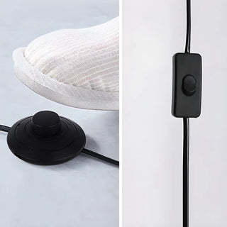 Simple Modern Adjustable Drum Black Floor Lamp Zawala Image - 8