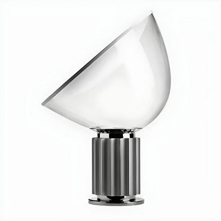 Simple Pink Geometric Glass Metal  Base Table Lamp Zawala Image - 17