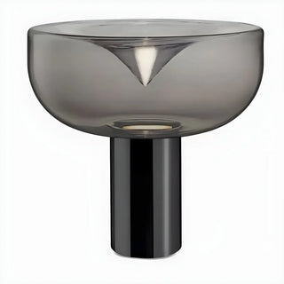 Simple Pink Geometric Glass Metal  Base Table Lamp Zawala Image - 19