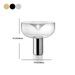 Simple Pink Geometric Glass Metal  Base Table Lamp Zawala Image - 22