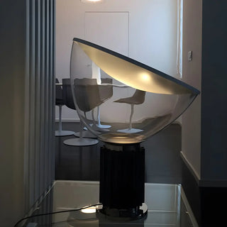 Simple Pink Geometric Glass Metal  Base Table Lamp Zawala Image - 7