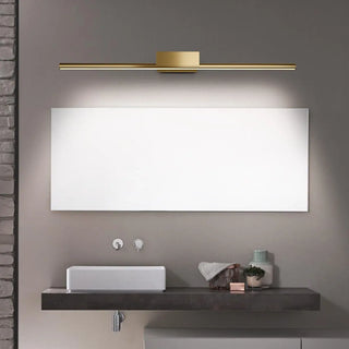 Classic Gold Linear LED Bathroom Mirror Vanity Light Zawala Image - 1