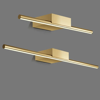 Classic Gold Linear LED Bathroom Mirror Vanity Light Zawala Image - 11