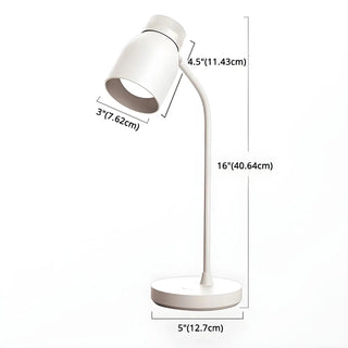 Simple Nordic Adjustable Extended Dome LED Table Lamp Zawala #size