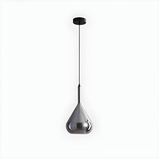 Modern Bedroom Clear Glass Teardrop Pendant Light Zawala Image - 16