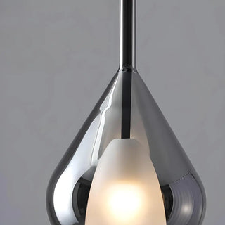 Modern Bedroom Clear Glass Teardrop Pendant Light Zawala Image - 19