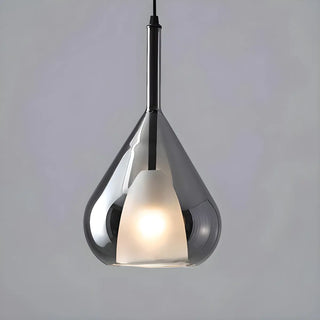 Modern Bedroom Clear Glass Teardrop Pendant Light Zawala Image - 20