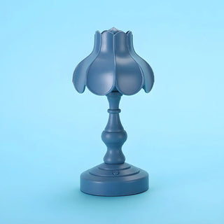 Elegant Simple Flower Resin Bedroom LED Table Lamp Zawala Image - 12