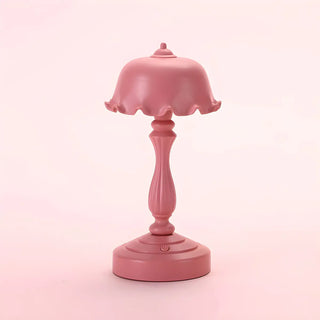 Elegant Simple Flower Resin Bedroom LED Table Lamp Zawala Image - 16
