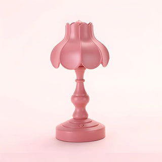 Elegant Simple Flower Resin Bedroom LED Table Lamp Zawala Image - 17