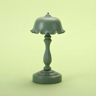 Elegant Simple Flower Resin Bedroom LED Table Lamp Zawala Image - 18