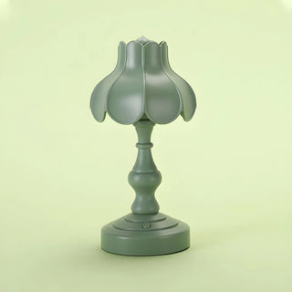 Elegant Simple Flower Resin Bedroom LED Table Lamp Zawala Image - 19