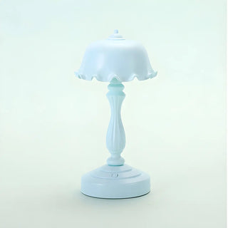 Elegant Simple Flower Resin Bedroom LED Table Lamp Zawala Image - 20
