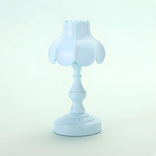 Elegant Simple Flower Resin Bedroom LED Table Lamp Zawala Image - 21