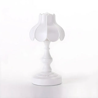 Elegant Simple Flower Resin Bedroom LED Table Lamp Zawala Image - 27