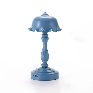 Elegant Simple Flower Resin Bedroom LED Table Lamp Zawala Image - 30